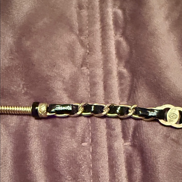 Authentic Chanel Gold and Black Choker Necklace - Picture 9 of 13